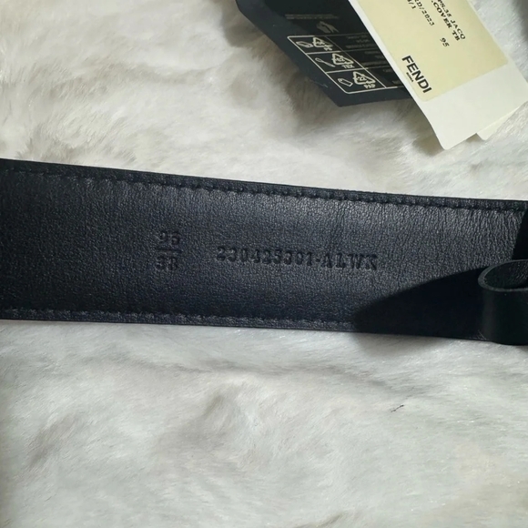 Fendi Men's Black and Brown Belt - Picture 3 of 3
